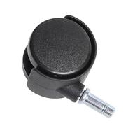Pssopp Ruedas Giratorias de Alta Resistencia, 1 par, 5 Pulgadas, Capacidad de 900 Lb, con de 360 grados y Vástago Roscado para Carros y Plataformas Rodantes para muebles.
