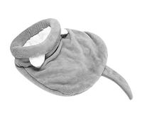 Pssopp Saco de Dormir para Gatos, Felpa Suave, autocalentable, Lavable, Camas para Gatos, Saco para acurrucarse, Manta, Estera, Saco para Gatos y Cachorros(Gris)