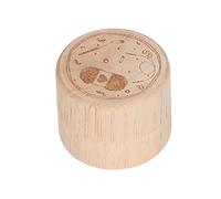 Pssopp Señal de Punto de Punto de de Bloqueo de Color con Caja de Almacenamiento de Madera para Proyectos de Crochet de Costura