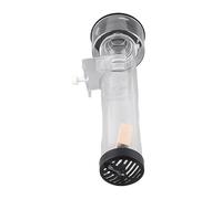 Pssopp Separador de Proteínas de Acuario de Calidad de Agua Mejorada, Potente Skimmer de Vidrio de Borosilicato de Separación de Proteínas con Diseño de Madera de Burbujas Premium, Accesorio