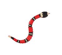 Pssopp Serpiente de Juguete con Sensor Inteligente, Simulación Eléctrica con Textura 3D Realista, Ojos Brillantes y Cola Que Se Mueve, para Bromas de Halloween