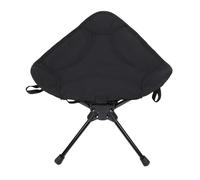 Pssopp Silla Plegable Portátil de 360 Grados, Taburete Giratorio para Acampar, Silla Plegable Portátil de 360 Grados, de Camping con Trípode Liviano para Caminatas Al Aire Libre, Pesca,