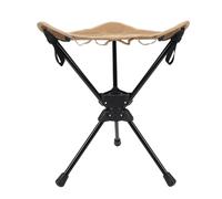 Pssopp Silla Plegable Portátil de 360 Grados, Taburete Giratorio para Acampar, Silla Plegable Portátil de 360 Grados, de Camping con Trípode Liviano para Caminatas Al Aire Libre, Pesca,