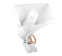 Pssopp Sirena de Alarma de Bocina, Altavoz de Bocina de Alambre ABS, CC 12 V 150 DB de Doble Tono, Alerta Antirrobo para Interiores y Exteriores Montada en la Pared para Detector de Gas en el Hogar,