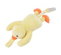 Pssopp Snulm Soporte De Tela con Forma De Animal, Abrazadera para Chupete Suave Y Cómoda para Bebés, Ideal para Cochecitos Y Asientos De Coche para Bebés, De 0 A 3 Años (pato)