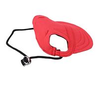 Pssopp Sombrero Ajustable para el Sol para Mascotas con ala Ancha y Orificios para Las Orejas para Aventuras Al Aire Libre con su (M)