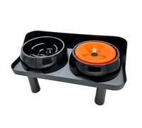Pssopp Soporte Ajustable para Cuencos para Perros (Black)