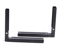 Pssopp Soporte Ajustable para Microondas Soporte de Metal Resistente Montado en la Pared con Diseño Plegable de 90 Grados para Cocina para Horno Microondas Que Ahorra Espacio