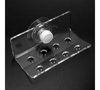 Pssopp Soporte de acrílico Coral Frag Rack Aquarium Fish Container Coral Frag Soporte con Ventosa para Acuario Bomba de Agua(8#)