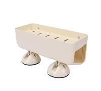 Pssopp Soporte de Esponja para Fregadero de Cocina, Capacidad de 2,5 Libras (leche blanca)