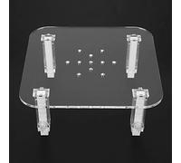 Pssopp Soporte de Espumadera de Proteínas, Accesorio de Elevación Ajustable Acrílico con Reducción de Ruido para Separador de Proteínas de Acuario (Soporte Grande para Espumadera de Huevos.)