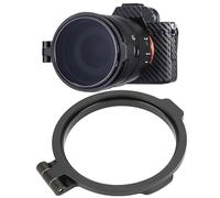 Pssopp Soporte de Filtro de Lente de Interruptor Rápido, Resistente y Duradero, de Varios Tamaños, Práctico Soporte Adaptador de Lente de Aleación de Aluminio, Compatible con Zoom Prime (82 mm)