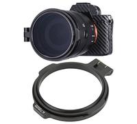 Pssopp Soporte de Filtro de Lente de Interruptor Rápido, Resistente y Duradero, de Varios Tamaños, Práctico Soporte Adaptador de Lente de Aleación de Aluminio, Compatible con Zoom Prime (Tahm)