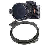 Pssopp Soporte de Filtro de Lente de Interruptor Rápido, Resistente y Duradero, de Varios Tamaños, Práctico Soporte Adaptador de Lente de Aleación de Aluminio, Compatible con Zoom Prime (72mm)