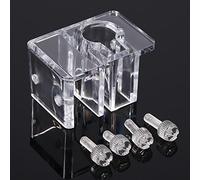 Pssopp Soporte de para Acuario, Soporte de Tubo de Manguera de Tanque de Peces de Acrílico de con Tornillos Autoajustables, para Productos de Tubería de Diámetro Exterior