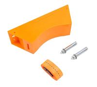 Pssopp Soporte de Pared para Cilindro de Gas, Soporte de Plástico con Cinturón de Seguridad de 59 Pulgadas, Hebilla de Metal, Montaje Fijo para 1 Botella de Suavizante de Agua, Hospitales, (ORANGE)