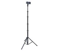 Pssopp Soporte de Secador de Cabello de Pie Ajustable, Soporte de Secador Plegable para Uso del Salón de Hogares, Compatible con la Mayoría de las Marcas de Secador