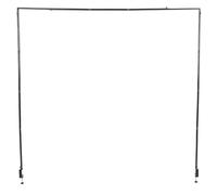 Pssopp Soporte para Barra sobre la Mesa, Hierro, Marco de Globo Ajustable, 46-100 Pulgadas de Ancho, 29-55 Pulgadas de Altura, para Bodas y Fiestas (BLACK)