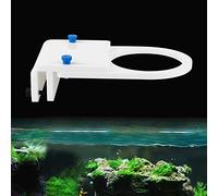 Pssopp Soporte para Calcetines de Filtro de Acuario, Bolsa de Filtro Retráctil Acrílica, Soporte de Montaje Ajustable de 20,5 X 12 Cm a 25 X 12 Cm para Filtración de Caja de Desbordamiento de