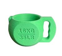 Pssopp Soporte para Helado, Pesa Rusa de PLA Impresa en 3D, Ranura para Cuchara Integrada, Accesorio Novedoso para Postres para Amantes del Gimnasio que Odian las Manos Pegajosas