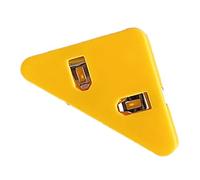 Pssopp Subgadora Triangular de Papel de Esquina de ABS, Abrazaderas de Página de Libro Ajustable con Gran Ancho de Apertura Efecto de Sujeción Fuerte para la Escuela de Oficina en Casa