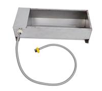 Pssopp Suministros de Alimentación Comedero de Agua Potable, Cuenco de Agua para Animales Autollenable de Gran Capacidad de Acero Inoxidable para Pollo, Pato, Ganso, Vaca, Oveja, Ganado, Ganado