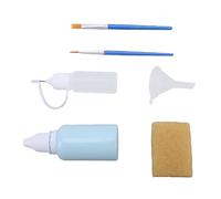 Pssopp Suministros de Arte Líquido de Enmascaramiento de Pintura de Acuarela Azul con Herramienta de Exprimir Borrador de Pincel de Pluma para Ilustraciones de Tinta Gouache Cinta Adhesiva Líquida,