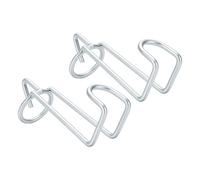 Pssopp Suministros para el Cuidado de Aves de Corral, Colgador de Soporte de Agua Ecuestre para Alimentación de Caballos, para Ganado de Granja, 2 uds., Ganchos para Cubos de Metal, Ganchos para Cubos