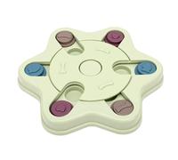 Pssopp Suministros para Perros Alfombrilla para Lamer Hexagonal, Alimentador de Rompecabezas Antiasfixia de PP de 10 Pulgadas, Diseño Antideslizante, para Prevención de Hinchazón, Comederos Rápidos,