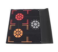 Pssopp Tapete para Escalones de Baloncesto de 2 Mm, Tapete para Entrenamiento de Agilidad y Habilidades de Regate de Baloncesto para Niños en Casa Tamaño: 67x92x2 Mm, para Escalones de Negro de 2,