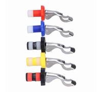 Pssopp Tapón de Vino Al Vacío Manual, Tapón de Botella de Silicona para Conservación de Champán, Sellador de Frescura, Ideal para Uso en Bares y Fiestas en Casa (Estilo de pegamento simple +