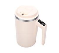 Pssopp Taza Autoagitadora, Vaso Mezclador Electromagnético, 14 Oz, Acero Inoxidable, para café, té y Bebidas
