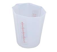 Pssopp Taza Medidora Flexible de Silicona para Derretir, Taza Medidora Flexible de Silicona de 250 Ml, Suministros de Resina Fáciles de Limpiar para Cocina, Hogar, Mezcla de Mantequilla, Cocina,