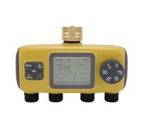 Pssopp Temporizador de Aspersor, de Riego Automático Impermeable IPX5 con Pantalla LCD, Grifo de 3 4 a 1 2 Pulgadas, Programación 1 12H o 30D para Riego por Goteo de Césped y Jardín