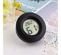 Pssopp Termómetro Higrómetro Digital Pantalla LCD Cara Redonda para Humidificador de Cigarros con Instalación Integrada Rango de Temperatura -58 ℉ a +158 ℉ Humedad 10% -99% RH