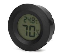 Pssopp Termómetro para Reptiles, Higrómetro, Medidor Digital de Temperatura y Humedad con Pantalla LCD para Terrario de Rana Serpiente Lagarto Gecko
