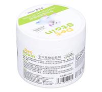 Pssopp Tinte Semipermanente para el Cabello de Mascotas a Base de Plantas, Seguro, No Tóxico, Colores Brillantes, 100 Ml, Gran Capacidad, Diseño de Boca Ancha para el Cuidado de (de Tinta Negro)
