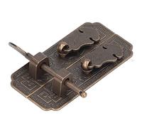 Pssopp Tiradores de Gabinete de Latón Chino, Placa Frontal con Patrón de Murciélago Antiguo de Bronce, Tiradores de Gabinete de Estilo Retro con Material de Latón Macizo, Fácil de