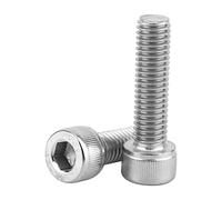Pssopp Tornillos de Cabeza Hueca, Material de Acero Inoxidable 304, Ideal para Ensamblaje de Maquinaria y Muebles, Kit de Accesorios de Pernos M3 M5 M6 M8 (M8 60 piezas)