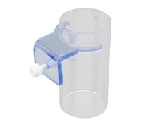 Pssopp Tubo de Alimentación para Pecera, Comederos Automáticos, Dispersión de Alimentos, Acrílico Transparente, Flotante, Plato de Alimentación para Camarones, para Acuario, Tubo de para Pecera,