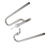 Pssopp Tubo de Salida de Entrada de Metal para Acuario, Skimmer Ajustable de Acero Inoxidable 304, Fácil Instalación para Tanques de Agua Dulce y Marinos (16 mm/0,63 Pulgadas)