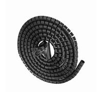 Pssopp Tubo para Enrollar Cables en Espiral, Funda Flexible con Cremallera para Gestión de Cables, Reutilizable, Fácil de Cortar, Protector de para TV, Ordenador, Monitor, Escritorio, Hogar,