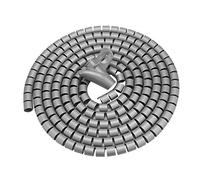 Pssopp Tubo para Enrollar Cables en Espiral, Funda Flexible con Cremallera para Gestión de Cables, Reutilizable, Fácil de Cortar, Protector de para TV, Ordenador, Monitor, Escritorio, Hogar,