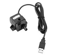 Pssopp USB sin Cepillos Efectivos para la Circulación de Agua desde la Fuente de Pescado del Acuario, Bomba del USB Malicioso para Pescado o Fuente