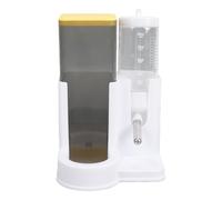 Pssopp Utensilios de Alimentación para Mascotas 80 Ml 2 en 1 Dispensador de Agua para Hámster Sin Goteo Botella de Agua para Animales Pequeños para Ratones Jerbos Enanos Sirios Ratón Erizo Alimentador