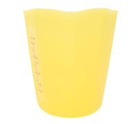 Pssopp útiles Escolares Taza Medidora de Chocolate para Derretir Flexible de 250 Ml Taza Medidora Reutilizable para Hornear para Mezclar Mantequilla Cocinar Dormitorio Arte Artesanía de Silicona, de