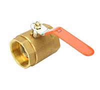 Pssopp Válvula de Bola de Latón, DN50, Válvula de Bola de Tubo de Latón de 2 Pulgadas, 1,6 MPa, Cierre de Cuarto de Vuelta, Puerto Completo para Agua, Aceite, Gas, Plomería, Riego HVAC