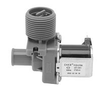 Pssopp Válvula de Entrada de Agua para Lavadora Válvula Solenoide ABS 220 a 240 V 50 Hz Boquilla de Filtro de Doble Capa de Llenado de Agua de 2 Vías para Reparación Automática de Lavadora SANYO