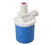 Pssopp Válvula de Flotador Automática, Válvula de Control de Nivel de Agua de Plástico, a Prueba de Fugas, Diseño Compacto para Tanques de Agua y Acuarios (Entrada de superior)