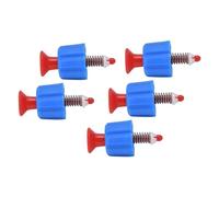 Pssopp Válvula de Liberación de Válvulas, Válvula de Liberación de Seguridad para Jardín de Césped PP para Rociador de Mochila de 3L, 5L, 8L, de de Presión de Rociador de 5 Piezas (rojo azul)